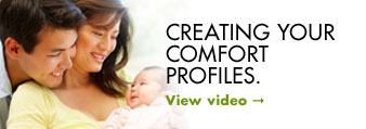 Creating your comfort profiles.